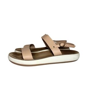 Ancient Greek Sandals Women's US 12 EU 42 Clio Comfort Natural Beige Leather